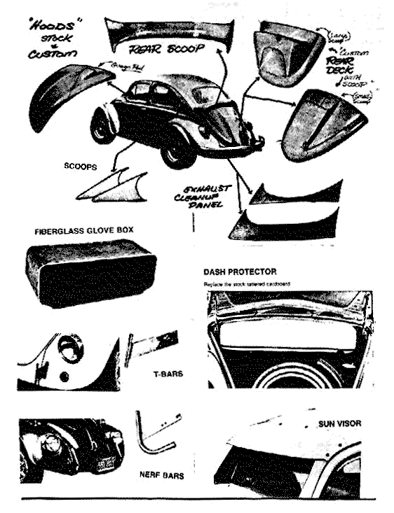 baja bug body parts